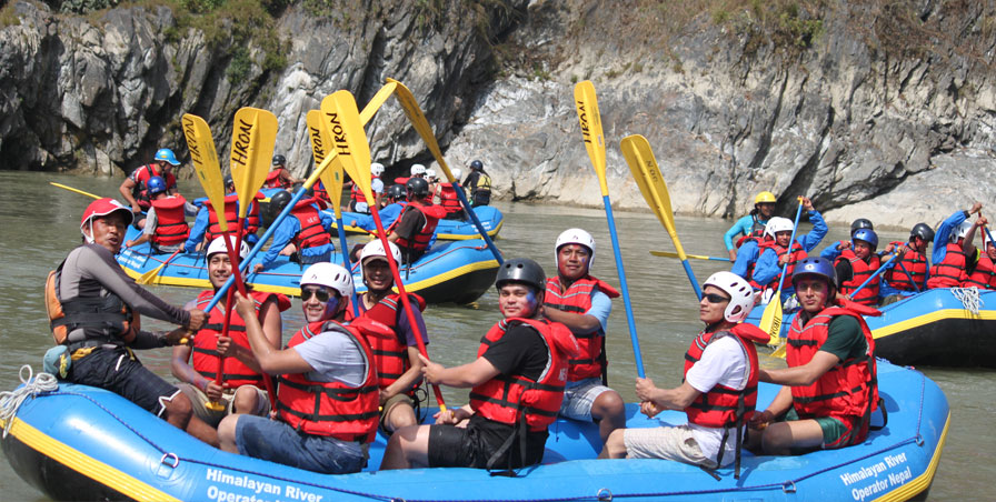 Rafting in Nepal